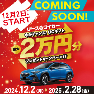 冬のキャンペーン2024年12月2日から